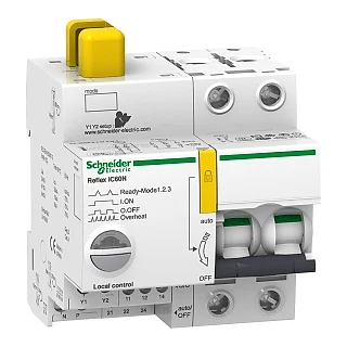 Schneider Electric A9C62210 Reflex iC60N Ti24 10 A 2P eğri C entegre kontrol MCB (temsili görsel)