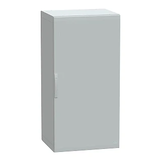 Schneider Electric NSYPLA1576G Ayaklı polyester muhafaza, Thalassa PLA, düz kapı, tamamen kapalı, 1500x750x620mm, IP65, IK10