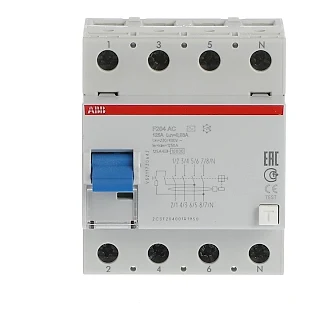 ABB 2CSF204001R1950 F204 AC-125/0.03 Kaçak Akım Koruma Rölesi