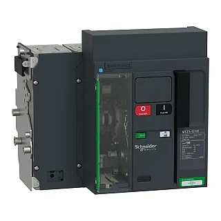 Schneider Electric MTZ112_H12E4PMDHH Devre Kesici, MasterPacT MTZ1 12H1 Çekmeceli, 4P, 1250A, 42KA/440VAC, MicroLogic 2.0E Aktif, Manuel
