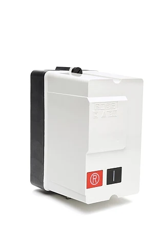 EMAS HJ12S09UH HJ Serisi 9A 220-230V/50-60HZ Start ve Reset Butonlu+Sinyalli 1,70-2,60A Termikli Kutulu Kontaktör