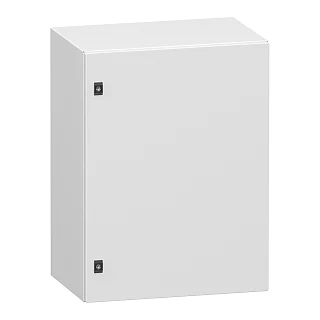 Schneider Electric NSYCRN86400 Düz çelik kapı, PanelSeT CRN, montaj plakası olmadan, 800x600x400 mm, IP66, IK10, RAL7035