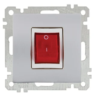 Mutlusan 2100 411 0282 Mek+Tuş Şofben Anahtar İnox