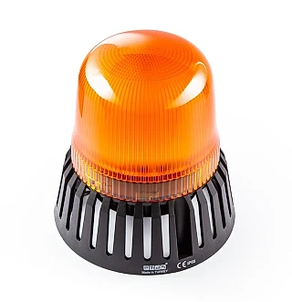 EMAS IT120Y220Z IT Serisi Sarı 220V AC Buzzerlı LED Tepe Lambası 120mm