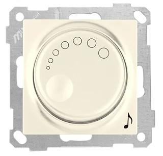 Mutlusan 2100 470 0202 Mek+Tuş Müzik Yayın Anahtarı Krem