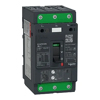 Schneider Electric GV4PE50N TeSys GV4 Motor Koruma Şalteri, 3 Kutuplu, 50 A, Icu 50 kA, Termik Manyetik, Everlink Bağlantısı