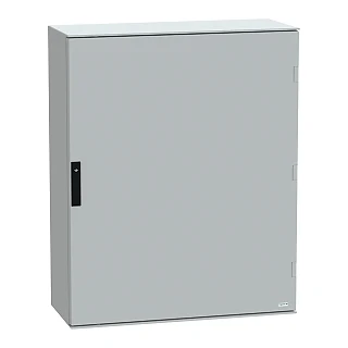 Schneider Electric NSYPLM108G Duvara monte polyester kutu, Thalassa PLM, düz kapı, 1056x852x350mm, IP66, IK10, RAL 7035