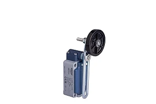 EMAS L52K13MEL123A L52 Metal Gövde 50 mm Lastik Ayarlanabilir Kollu Makara Ayarlı Makara Ani Hareketli 1NO+1NC Sınır Şalter