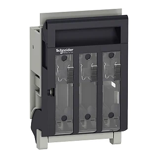 Schneider Electric LV480800 Sigorta anahtarı ayırıcı, FuPacT ISFT100, 100 A, DIN NH000, 3 kutup, arka plaka montajı, 1,5 ile 50 mm² arası kablo konnektörleri