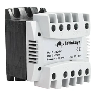 ÇETİNKAYA S21 C12K 00 S21 C12K 00 220/24V 30 Va Bakır Kapalı Tip İzoleli Transformatörler (temsili görsel)