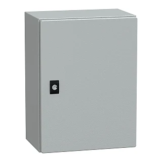 Schneider Electric NSYCRN43200 Montaj plakasız Spacial CRN düz kapı Y400xG300xD200 IP66 IK10 RAL7035.