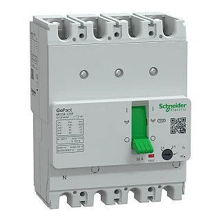 Schneider Electric G12F4A32 GoPact MCCB 125F 4P4D 32A Ayar Sahalı