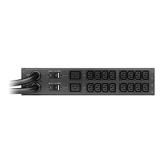 Schneider Electric AP4424A APC Netshelter Kabinet Otomatik Transfer Anahtarı, 2U, 32A, 230V, 2 IEC 309 İÇ, 16 C13, 2 C19 DIŞ, 50/60 Hz