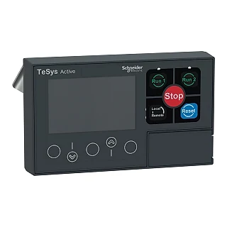 Schneider Electric LTMTCUF Operatör kontrol ünitesi, TeSys Tera, 140 mA, RJ45 bağlantısı, gömme montaj, arkadan aydınlatmalı LCD