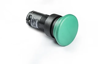 EMAS MB202MY MB Serisi Plastik 2NC Yaylı 40 mm Mantar Yeşil 22 mm Buton