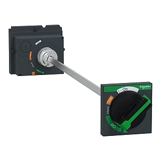 Schneider Electric LV429338T Uzatılmış yönlendirme kolu, ComPacT NSX 100/160/250, siyah kol, mil uzunluğu 185 ila 600 mm, IP55"
