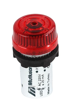 Mutlusan 010 111 070001 Buzzer 220 Volt Ledli (temsili görsel)