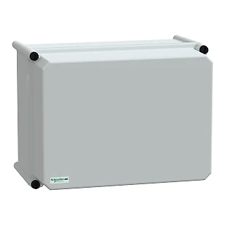 Schneider Electric NSYPLSC2736AG PLS kutusu, polyester arka, opak PC kapağı IP66 27x36x23cm