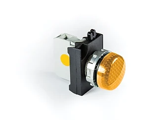 EMAS CM080XS CM Serisi Metal LED'li 12-30V AC/DC Sarı 22 mm Sinyal