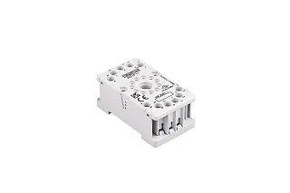 EMAS RS1P11G1 RS1 Serisi 11 Pin 10A Plug-in IP40 MS70 Ray Tipi Gri Güç Rölesi Soketi