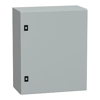 Schneider Electric NSYCRN65250 Spacial CRN düz kapı, montaj plakasız. H600xW500xD250 IP66 IK10 RAL7035