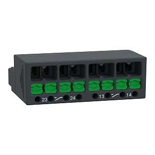 Schneider Electric GVAE20A Yardımcı kontak bloğu, TeSys Deca, 2NO, GV2 için, önden montajlı, snap-in terminalli