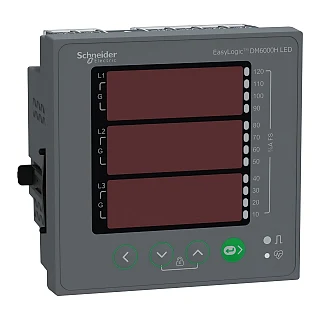 Schneider Electric METSEDM6000HCL10NC DM6000H serisi multimetre, LED ekran, haberleşmesiz