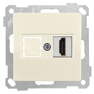 Mutlusan 2100 457 0102 Mek+Tuş Data Prizi 1*HDMI Krem