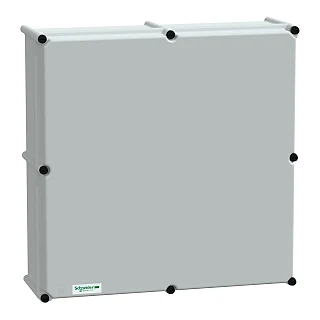 Schneider Electric NSYPLSP5454G PLS kutu, polyester arka, polyester kapak IP66 54x54x18cm