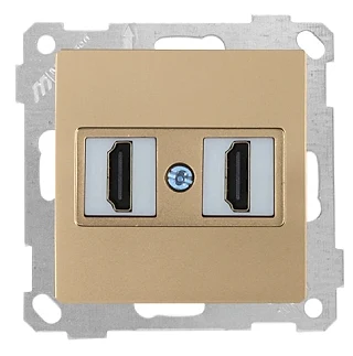 Mutlusan 2100 459 0101 Mek+Tuş Data Prizi 1*USB/1*HDMI Beyaz