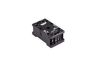 EMAS RS1P11H1 RS1 Serisi 11 Pin 10A Plug-in IP40 MS70 Siyah Güç Rölesi Soketi
