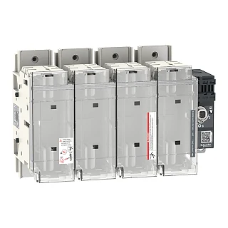 Schneider Electric LV481444 Anahtar bağlantı kesici sigorta, FuPacT GSD400, 400 A, 4 kutuplu, sigorta tipi DIN NH2, ön ve sağ taraf kontrolü