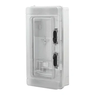 ÇETİNKAYA ÇP 5310 ÇP 5310 240x460x132 Trf. Elektronik Saat 10 Sig. Şeffaf Kapaklı ABS Pano