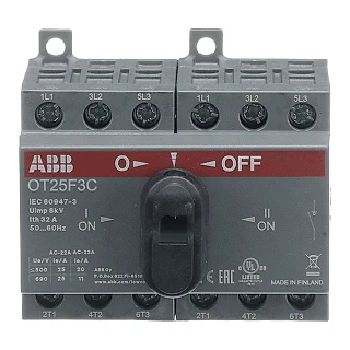 ABB 1SCA104863R1001 OT25F3C Transfer Şalteri (I-0-II)