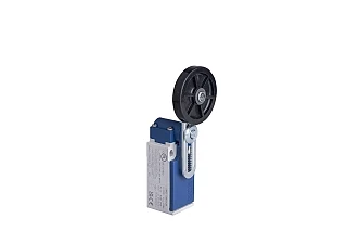EMAS L5K25MEL122 L5 Plastik Gövde 50 mm Lastik Ayarlanabilir Kollu Makara Yavaş Hareketli 1NO+2NC Sınır Şalter