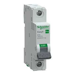 Schneider Electric EZ9F27116 Otomatik Sigorta, Easy9 Pro, 6kA, B-Eğrisi, 1-Kutup, 16A