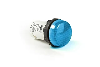 EMAS MBSP012M MB Serisi Plastik LED'li 12V AC/DC Mavi 22 mm Sinyal