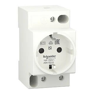 Schneider Electric A9A15310 DIN prizi iPC - 2P+E - 16A - 250VAC - KEMA VDE 0620 - alman std