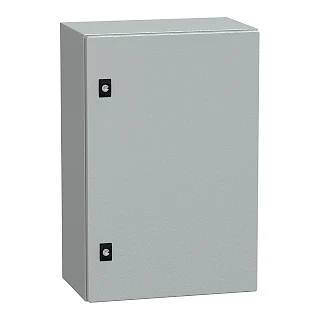 Schneider Electric NSYCRN64250 Montaj plakasız Spacial CRN düz kapı Y600xG400xD250 IP66 IK10 RAL7035.