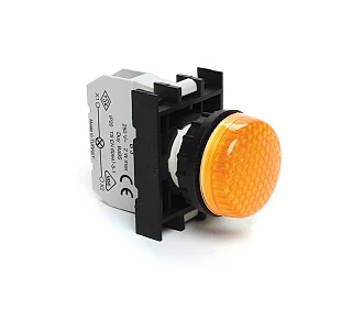 EMAS B080XS B Serisi Plastik LED'li 12-30V AC/DC Sarı 22 mm Sinyal