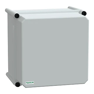 Schneider Electric NSYPLSC2727AG PLS kutusu, polyester arka, opak PC kapağı IP66 27x27x23cm