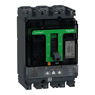 Schneider Electric C25H32M220 ComPacT Şalter NSX250H 70kA AC 3P3D 220A 2.2M