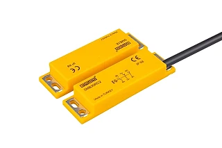 EMAS SMB30RC2-B18 Plastik Sağ Çıkış 2NC+1NO 8mm 2m Kablolu 78 mm Manyetik Kapı Switch