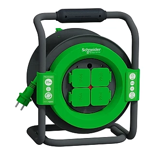 Schneider Electric IMT33148 Thorsman, Klasik Kablo Makarası 25m IP44 HO7 3G2.5 Kablo Topraklı
