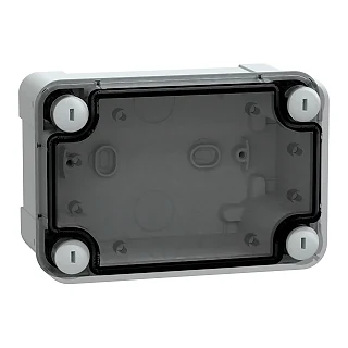 Schneider Electric NSYTBS1397T ABS kutu IP66 IK07 RAL7035 Dah.H125W80D65 Har.H138W93D72 Şeffaf kapak H20