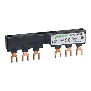 Schneider Electric GV2G254 TeSys GV2, TeSys D ve K ve U - Komb Busbar - 63 A - 2 Dağıtım Kutusu - 54 mm Aralık