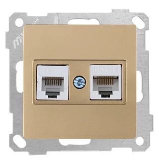 Mutlusan 2100 139 0101 Telefon Data Prizi RJ11 CAT5E Beyaz