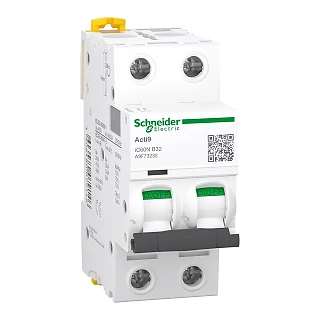 Schneider Electric A9F73232 Otomatik Sigorta, Acti9, 6kA, B-Eğrisi, 2-Kutup, 32A