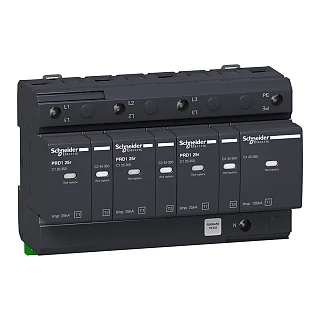 Schneider Electric 16332 PRD1 25r modüler kesinti durdurucu - 3 kutup + N - 350V - uzaktan aktarmalı