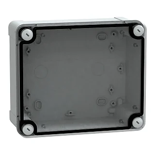 Schneider Electric NSYTBP19168T PC kutusu IP66 IK08 RAL7035 Dhl.H175W150D80 Hrc.H193W164D87 Şeffaf kapak H20